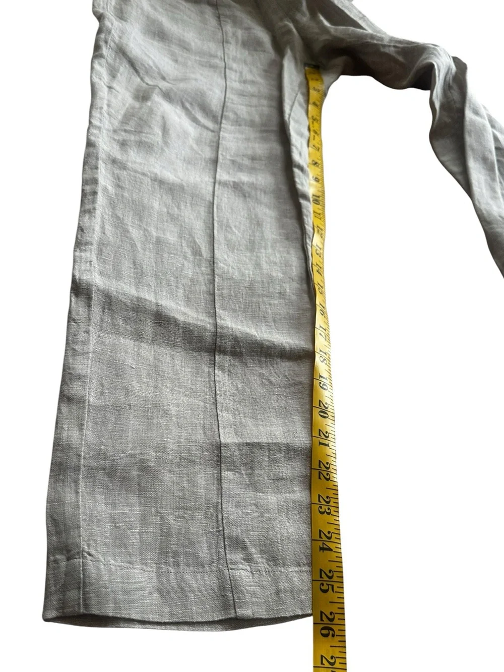 Quince Light Taupe 100% Linen Pants Size Small 📦